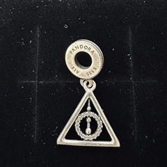 Genuine Pandora Harry Potter Deathly Hallows Dangle Charm ?? S925 ALE